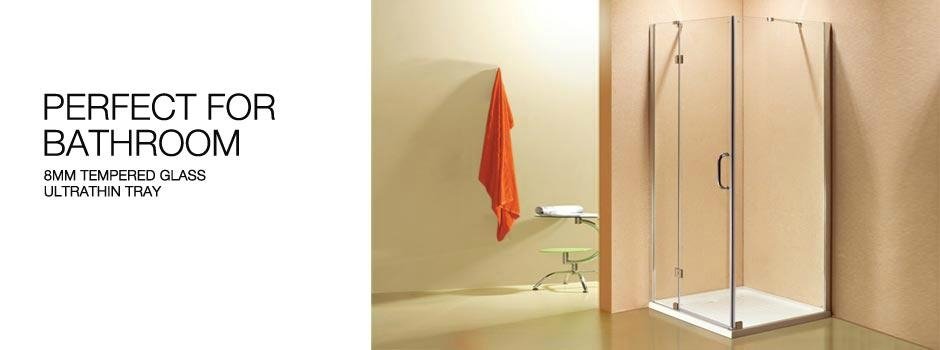 Rectangle Shower Enclosure PIVOT door 800×1200×1900 Tray