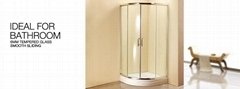 Quadrant Shower Enclosure Glass 900x900x1850 with Tray