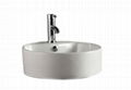 MFC Grey Oak Wall Hung Bathroom Cabinet Vanity Unit Ceramic Twin Basin Mirror 3