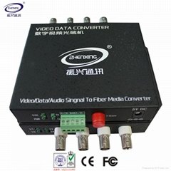 4 Channel Optical Fiber Video Converter