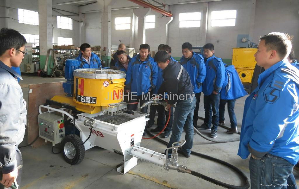 N9 Versatile Automatic Putty Mortar Plastering Machine 4