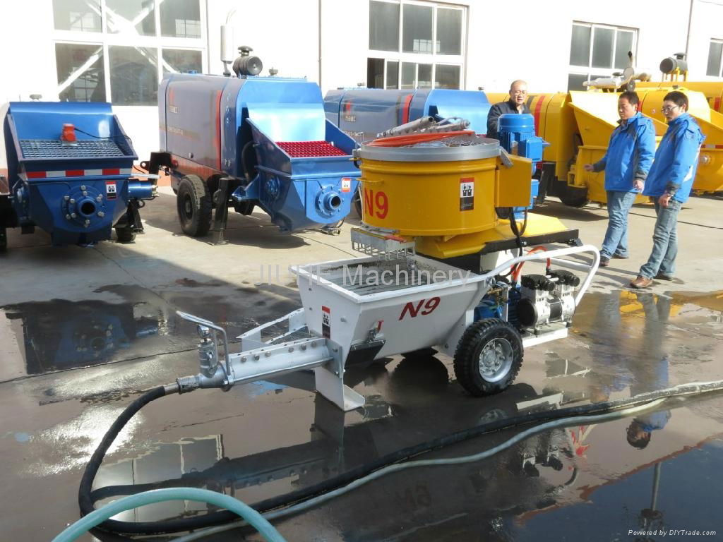 N9 Versatile Automatic Putty Mortar Plastering Machine 5