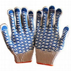 Industrial Safety Working PVC Dotted Glove