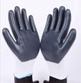 Economic style Nitrile Coated Glove