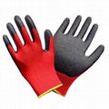 10G Factory produce latex coated glove