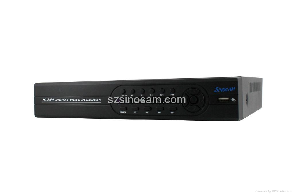 4CH H.264 Standalone DVR System 4 channel video / 1 channel audio / VGA output 2