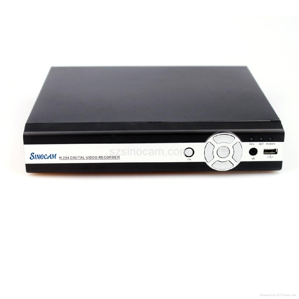 4CH H.264 Standalone DVR System 4 channel video / 1 channel audio / VGA output 4