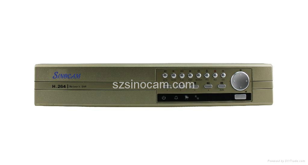 4CH H.264 Standalone DVR System 4 channel video / 1 channel audio / VGA output 5