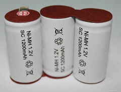 ni-mh   SC 1200mah 3.6V  rechargeable  battery 