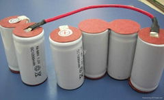 ni-mh   SC 1200mah 7.2V  rechargeable  battery