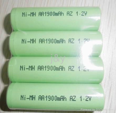 ni-mh   AA 600--2400mah 1.2V  rechargeable  battery  2