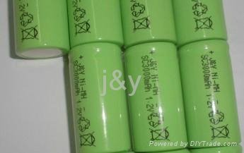 ni-mh   SC3500mah  rechargeable  battery  2