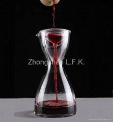 Patent-pending 2 in 1 Wine Aerating Decanter