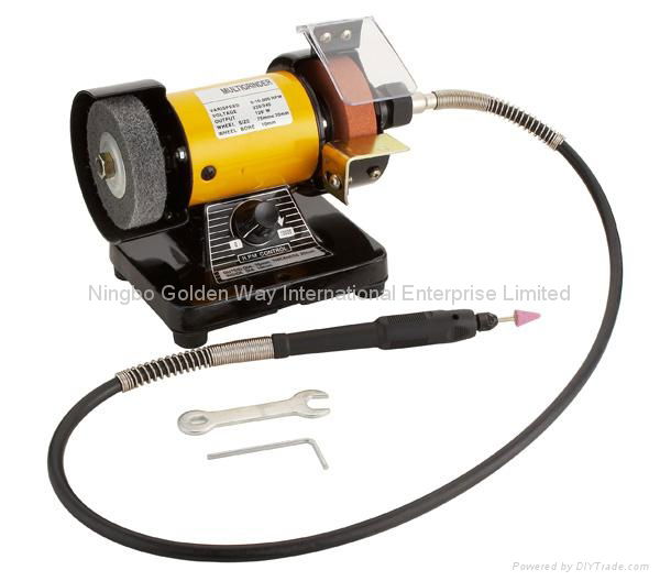 75mm (3") Multipurpose Mini Bench Grinder with flex shaft/Mini grinder