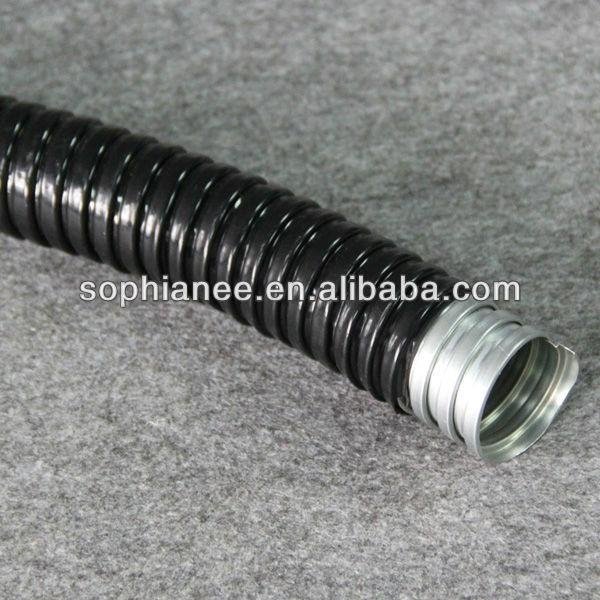 PP/PE/PA/PVC Black Corrugated Flexible Pipe, hose 4