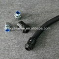 High toughness plastic bellows hose