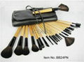 Beauty cosmetic brush set