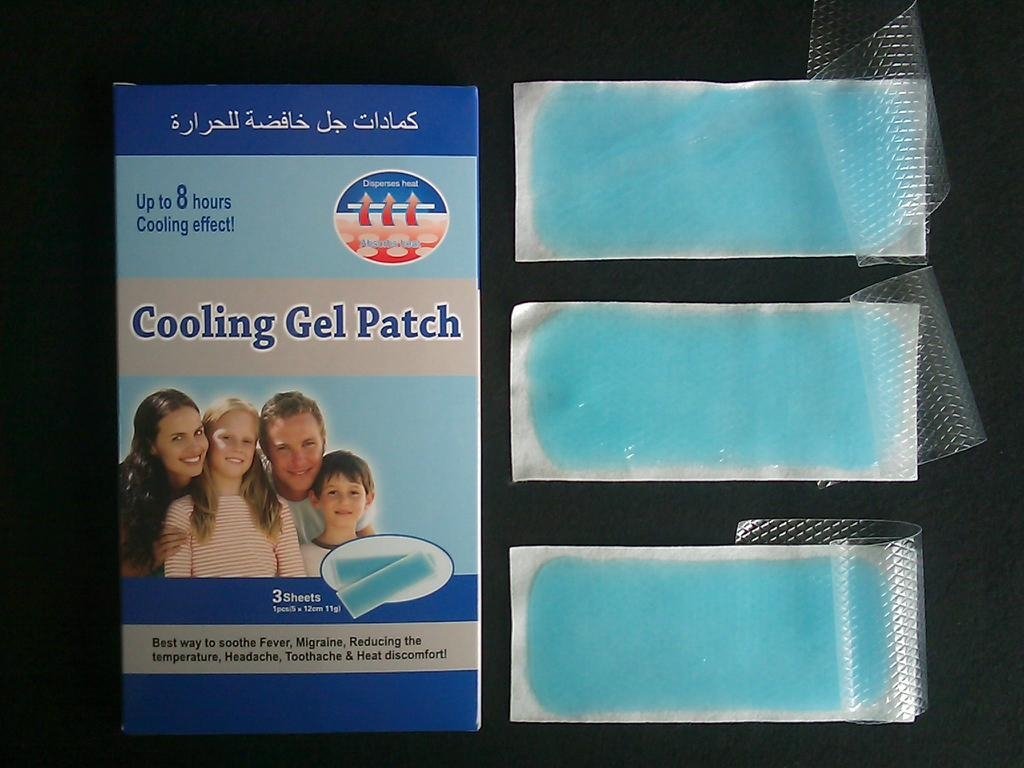 Hot sell product of fever cooling gel patch for children and adult