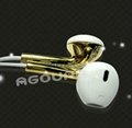 iPhone5/5S gold with diamond Earphone 3