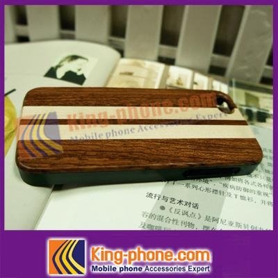 Iphone 5 Sapele Spell Maple Wooden PC Case 3