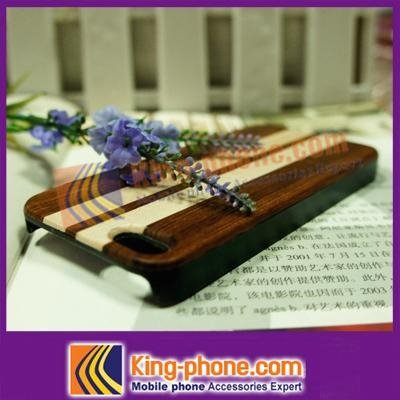 Iphone 5 Sapele Spell Maple Wooden PC Case 4