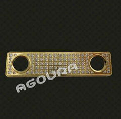 Blackberry P9981  gold camera parts with diamond