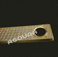 Blackberry P9981  gold camera parts with diamond 2