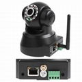 Wireless IP Camera M-JPEG WIFI Pan/Tilt 2-way Audio IR 20m Black 3