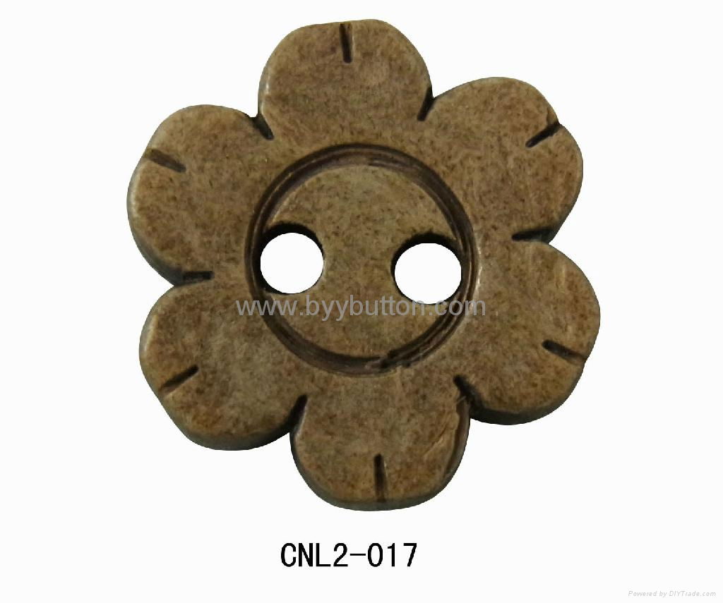 Shaped coconut buttons wholesale 4