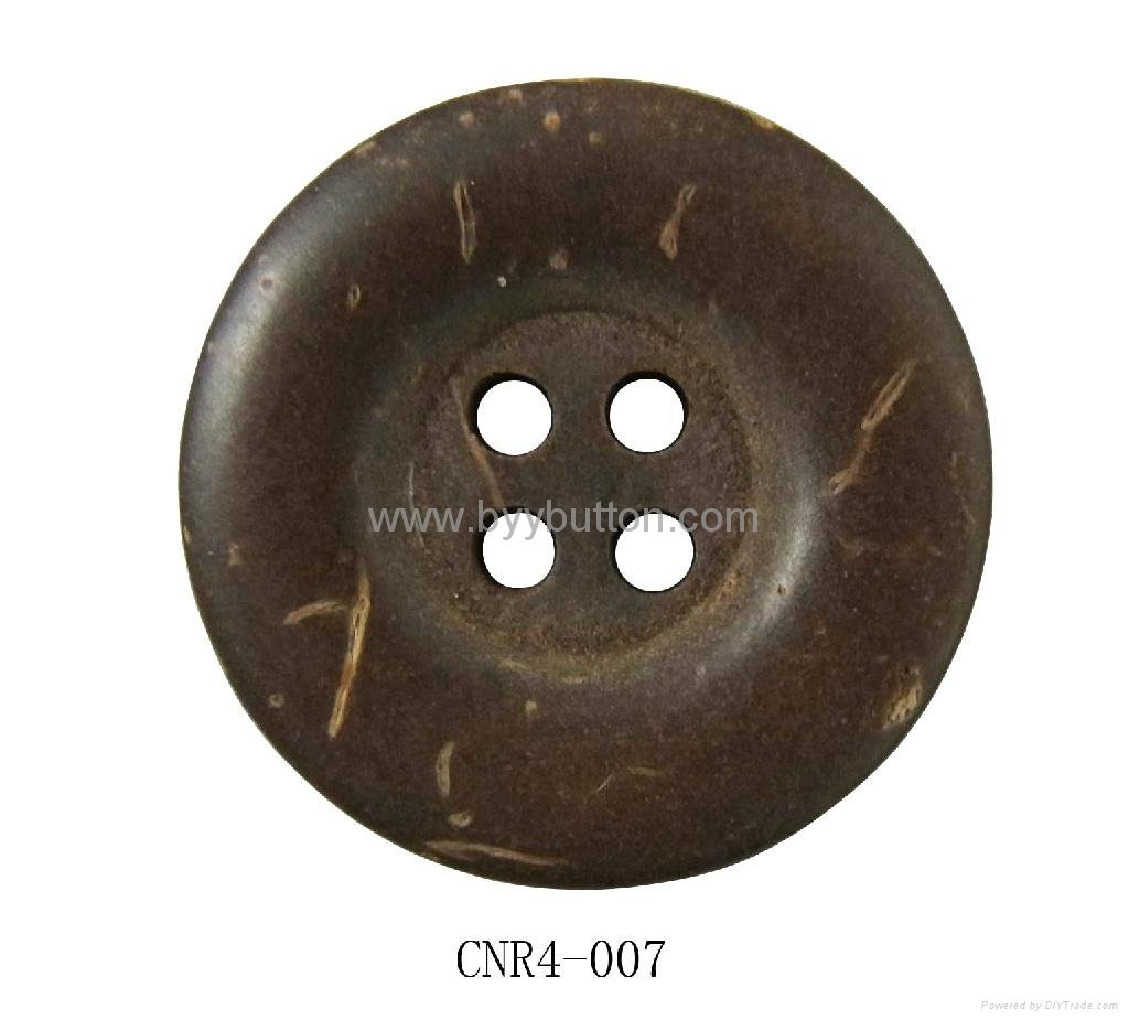 Coconut button for garments 2