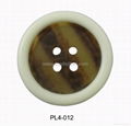 4 hole fancy resin button/ coat button 4