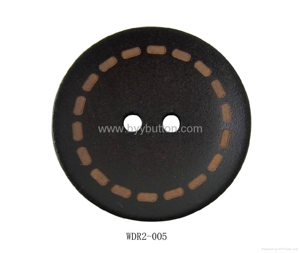 High quality wooden coat buttons 30mm