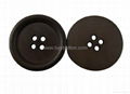 High quality wooden coat buttons 30mm 4