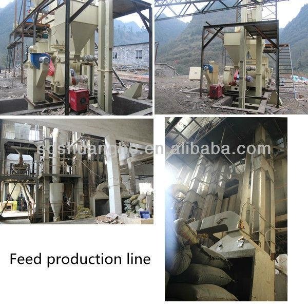 Full set of feedstuff production line for poultry/animal feed for slae 4