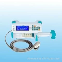 syringe pump with spO2 and heart rate monitoring function