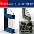 powder coated aluminium sliding window