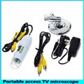 portable 400X TV microscope - factory offer, best quality digital TV microscope  1