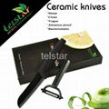 Black ceramic knife suit