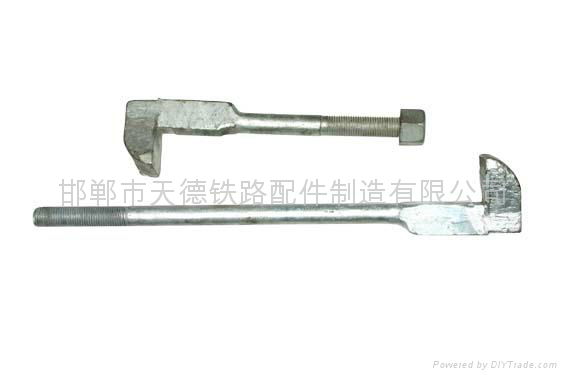 Special bridge hook bolt