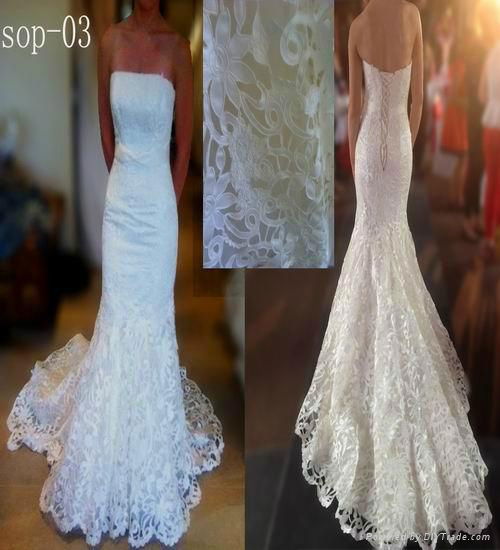 superior elegant unique lace mermaid wedding dress 2013