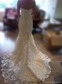 superior elegant unique lace mermaid wedding dress 2013 4