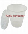 9oz with lid Clear Plastic Cup 1