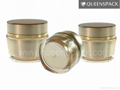 plastic acrylic cream jar QS1056-15/30/50g