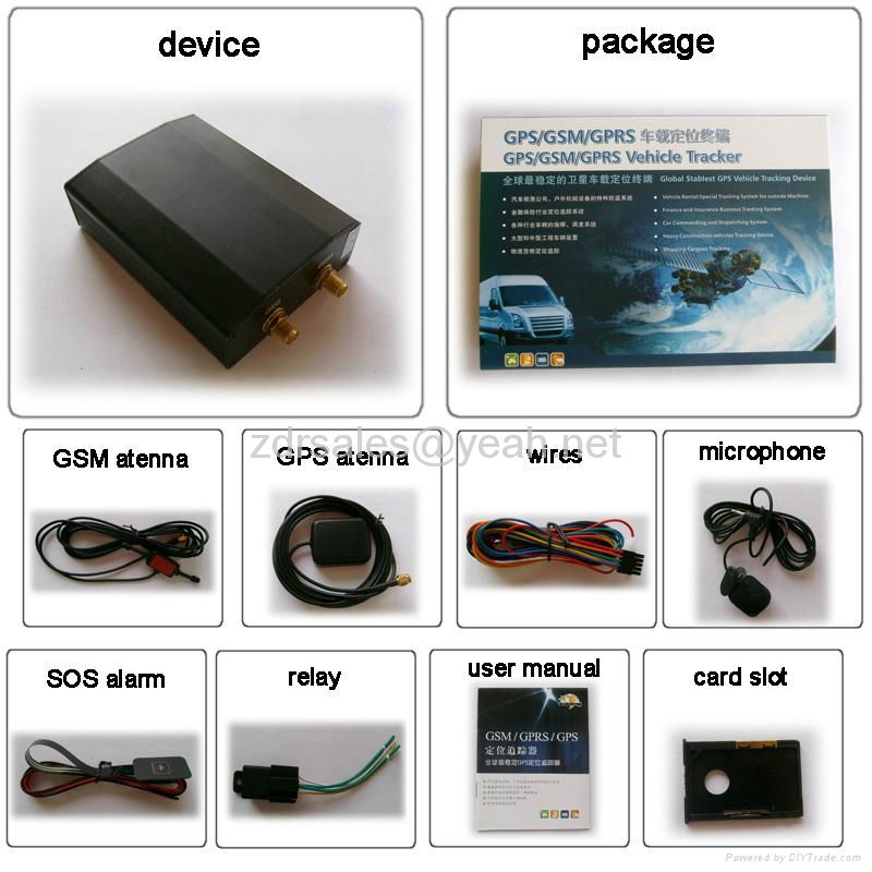 TK103 Car GPS Tracker Vehicle Tracking Device,Cut Oil Circuit 3