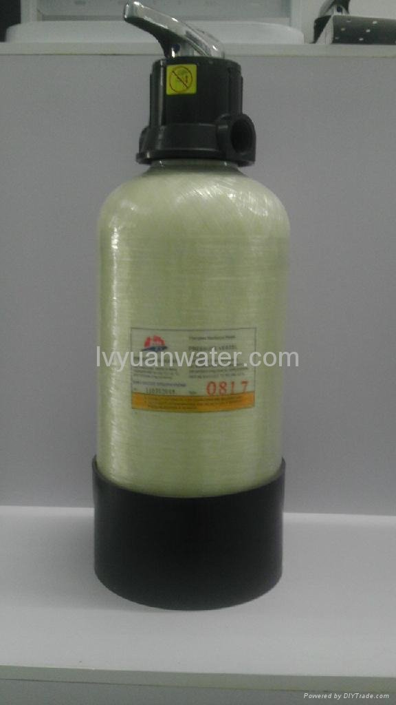 manual flush glass fiber resin water filter