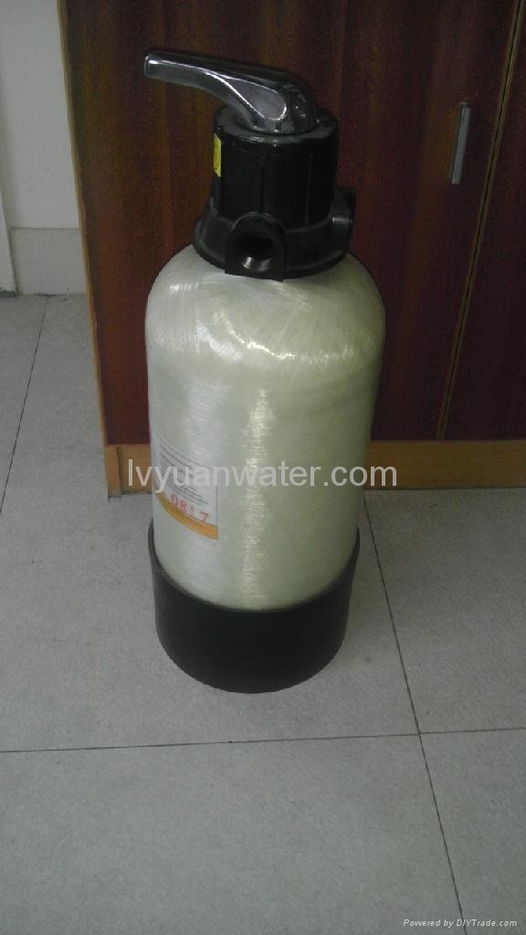 manual flush glass fiber resin water filter 2
