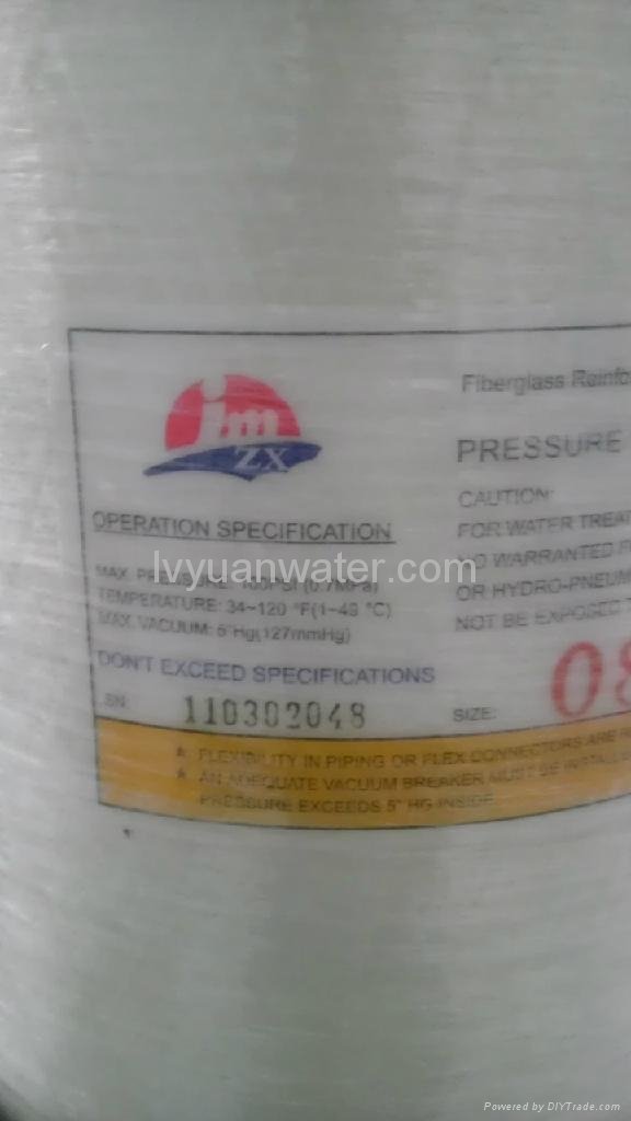 manual flush glass fiber resin water filter 3