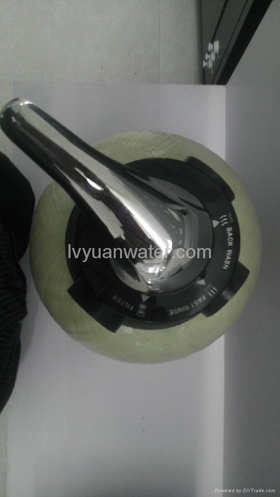 manual flush glass fiber resin water filter 5