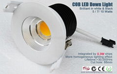 COB LED downlight 5W 7W 10W with SAA