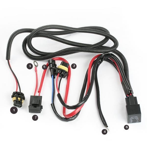 HID Kit Wiring Harness,Realy 2